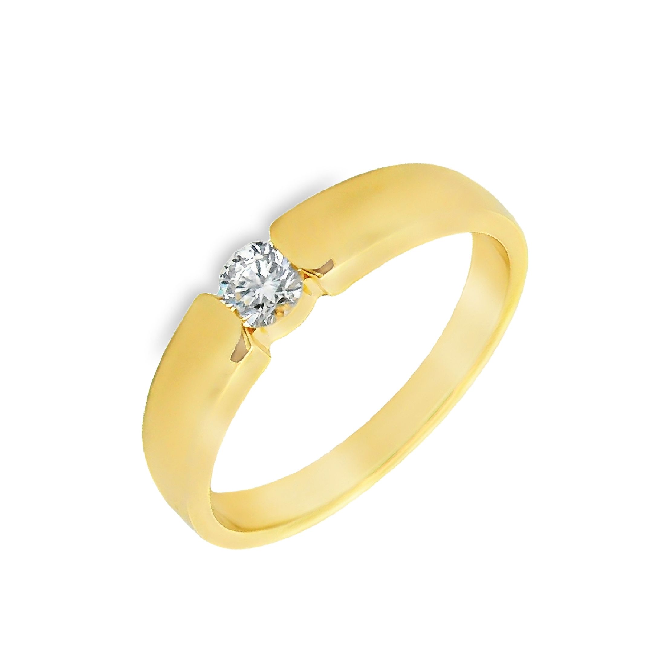 Deze prachtige ring van Louis Bros is vervaardigd uit 14 karaat geelgoud (3.88gr) en is gezet met 1 briljant geslepen diamanten met een totaalgewicht van 0.19 crt. Een geelgouden ring straalt een tijdloze en klassieke schoonheid uit, terwijl het diamantje een vleugje glamour toevoegt. De warme tint van het geelgoud en de sprankeling van de diamant vormen een perfecte combinatie. Deze ring is niet alleen een prachtig sieraad, maar ook een symbool van liefde, verbintenis en elegantie. Of het nu als verlovingsring, cadeau of gewoon voor jezelf is, een geelgouden ring met een diamantje zal zeker schitteren en de aandacht trekken.

Verkrijgbaar vanaf 0.05crt .
Leverbare goudkleuren: 14/18kts geelgoud, 14/18kts witgoud, 14/18kts roségoud en alle bicolor combinaties.